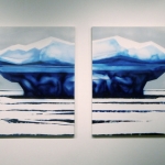 Elizabeth Blau, "Separation Anxiety 1 & 2", 36" x 48" each, Acrylic on canvas (Available)