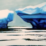 Elizabeth Blau, "Separation Anxiety 1", 36" x 48" , Acrylic on canvas 2007 (Available)